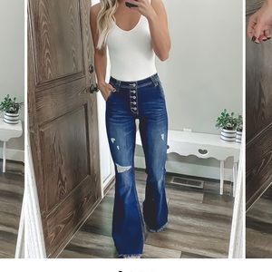 Kancan high rise flare jeans